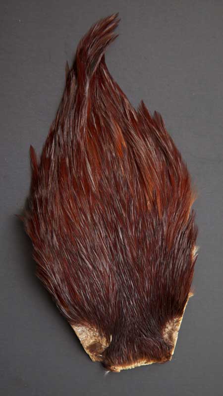 LIGHT RED GAME Indian Natural High Quality Cock Neck FLY TYING 