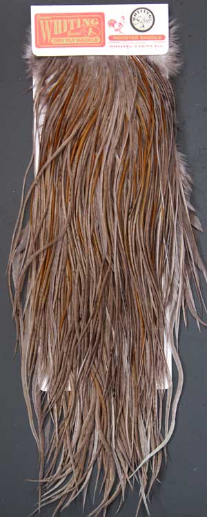 thumbnail interactive-video image 1 of Whiting Pro Grade Midge Olive Rooster Saddle – Fly Tying Feathers – UPC 616044046517 1 of 4