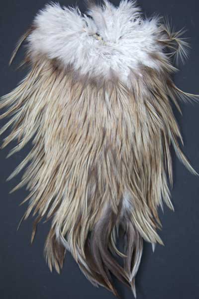 MDI Game Quality Grade A Natural Grizzly Indian Cock Cape For Fly Tying K3 